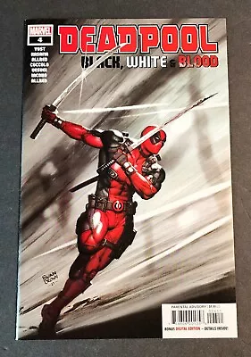 Buy Deadpool Black White & Blood #4 Cvr A Ryan Brown 2021 Marvel Comics Nm • 17.59£