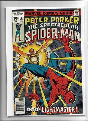 Buy The Spectacular Spider-man #3 1977 Near Mint 9.4 3162 Lightmaster • 17.29£