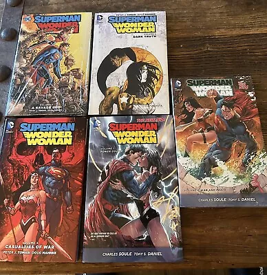 Buy Superman And Wonder Woman Volume 1, 2, 3, 4, 5  DC New 52 Hardcover Some Sealed • 79.26£