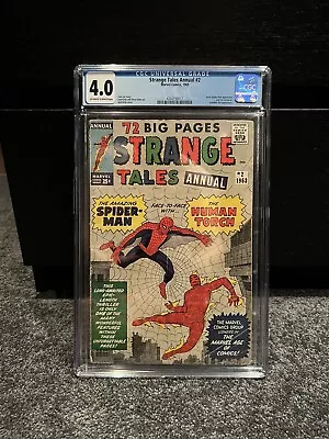 Buy Strange Tales Annual #2 4th Spider-Man App. Silver Age Marvel 1963 CGC 4.0 • 330£