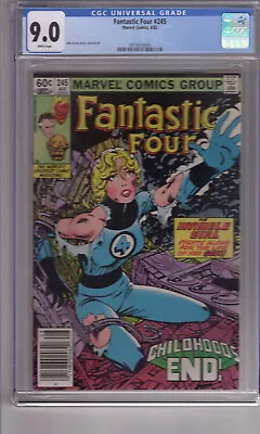 Buy Fantastic Four #245 (1982) 9.0 CGC W/P '1st App...AVATAR' • 57.71£