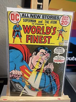 Buy Worlds Finest 213 Dc Comics Superman And The Atom 1972 • 8.16£