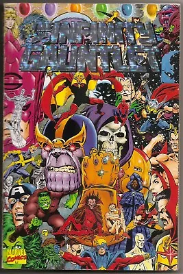 Buy Infinity Gauntlet Silver Foil Graphic Novel First Print • 45£