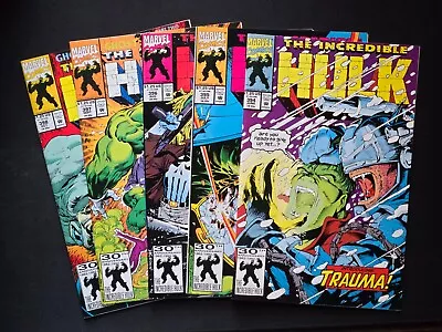 Buy (LOT 5) Incredible Hulk #s 394 - 398 Run 395 396 397 Marvel Comics 1992 -  Pics • 15.58£