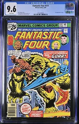 Buy Fantastic Four #171 Cgc 9.6 W High Grade Bronze Age Marvel (1976) Key • 197.57£