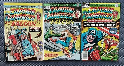 Buy Captain America Bronze-age Lot 3 Comics # 183, 192, 200 Mid-grade • 19.71£