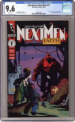 Buy Next Men John Byrne's #21 CGC 9.6 1993 3992881003 1st Full Comic Book Hellboy • 218.59£