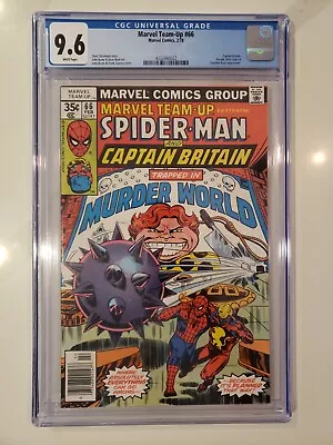 Buy Marvel Team-Up 66 CGC 9.6 Marvel Comics 1978 Captain Britain • 79.62£