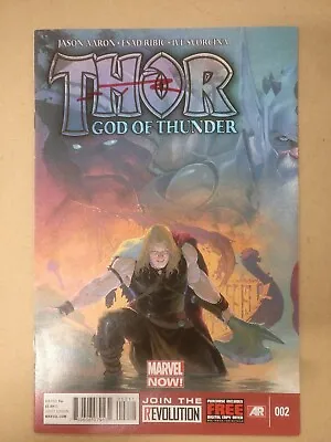 Buy Thor God Of Thunder #2 (2013) 1st App Gorr SIGNED By Esad Ribic • 99.99£