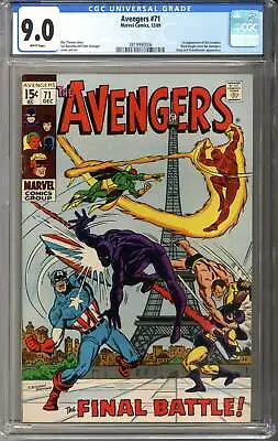 Buy Avengers #71 CGC 9.0 • 244.06£