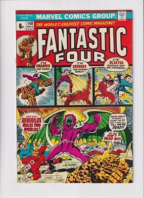 Buy Fantastic Four (1961) # 140 UK Price (7.5-VF-) (2001344) Annihilus Origin 1973 • 20.25£