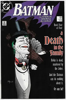 Buy Batman #429 NM-/NM DC Comics Death In The Family Robin Key Joker 1988 Starlin • 8.78£