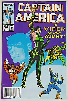 Buy Captain America#342 Vf/nm 1988 Marvel Comics  • 17.74£