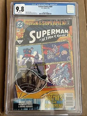 Buy Action Comics 689 Cgc 9.8 7/93 1st Black Suit Superman Dc Comics Newsstand • 319.81£
