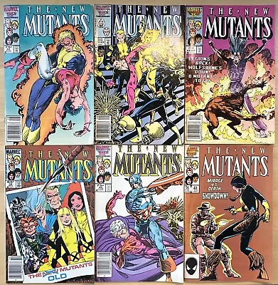 Buy The New Mutants #32, #40, #41, #42, #43, #44 - Marvel Copper Age Newsstand Lot • 27.32£