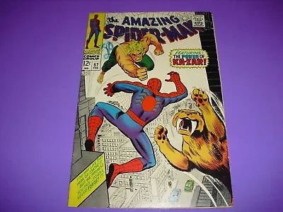 Buy Amazing Spider-Man #57 In F/VF 7.0 COND 1968! Marvel Fine Very Unrestored B855 • 78.83£