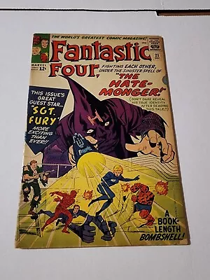 Buy Fantastic Four #21 1963 1st Appearance Hate Monger Marvel Comics  • 79.05£