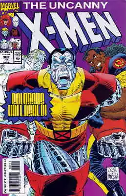Buy Uncanny X-Men, The #302 VF/NM; Marvel | John Romita Jr. Colossus - We Combine Sh • 3£