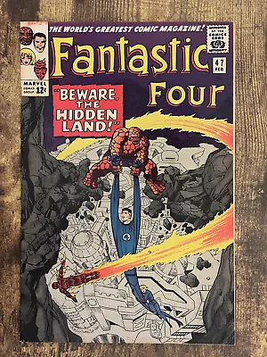 Buy Fantastic Four #47 - STUNNING HIGH GRADE - Inhumans - Marvel Comics 1966 • 8.43£