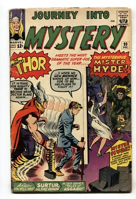 Buy Journey Into Mystery #99--silver Age--marvel--thor--mister Hyde--vg • 97.32£