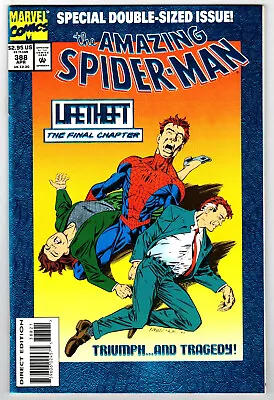 Buy THE AMAZING SPIDER-MAN # 388  Double-sized Foil Cover  Marvel 1994 (vf) (E) • 4.54£