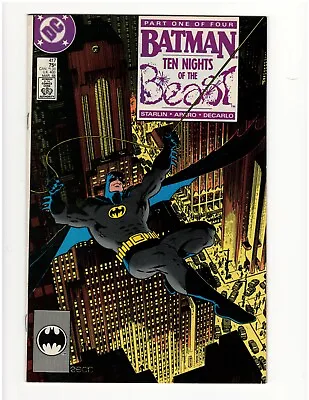 Buy Batman 417 Very Good Condition 1988 DC Comics Ten Nights Of The Beast Gotham • 19.93£
