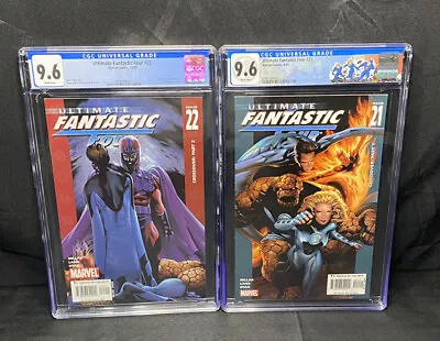 Buy Ultimate Fantastic Four #21 & #22 CGC 9.6 1st App Of Marvel Zombies & Origin • 126.45£