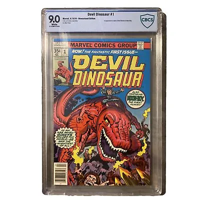 Buy Devil Dinosaur  #1  CBCS  9.0   VFNM   White Pages  4/78  Newsstand Edition. 1st • 35.84£