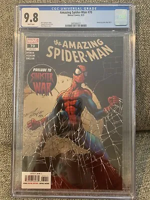 Buy Amazing Spider-Man #70 CGC 9.8 Nick Spencer Cover A Marvel 2018 • 36.14£