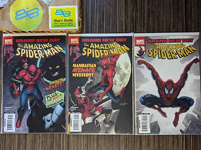 Buy Set Of (3) Marvel AMAZING SPIDER-MAN #550, 551, 552 [2008] NM; 1st MENACE, FREAK • 27.96£