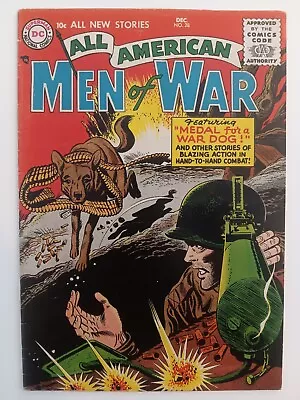 Buy All American Men Of War # 28 Key 1st Sgt Rock Prototype 1955 DC Grandenetti • 158.11£