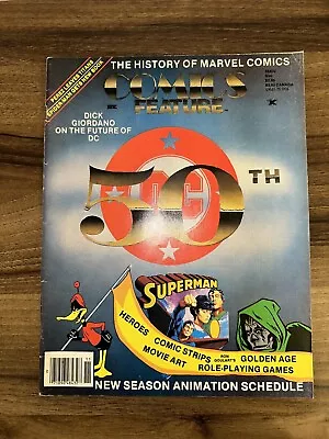 Buy Comics Feature #32 November 1984 Superman Giordano Duck Dodgers Nmp Us Fanzine • 0.99£