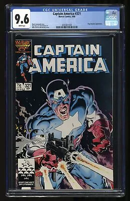 Buy Captain America #321 CGC NM+ 9.6 White Pages Classic Mike Zeck Cover! Marvel • 67.56£