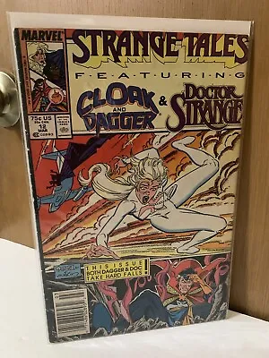 Buy Strange Tales 12 🔥1987 Cloak And Dagger & Dr Strange🔥Comics🔥VF+ • 3.93£