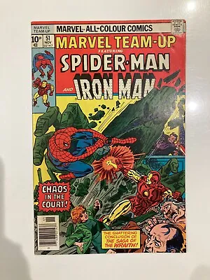 Buy Marvel Team-Up 51 1976 Very Good Condition Spider-Man & Iron Man • 5.50£