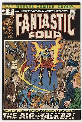 Buy Fantastic Four 120 Marvel 1972 FN 1st Air-Walker Stan Lee John Busema • 47.79£