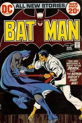 Buy DC Comics Batman Vol 1 #243 1972 5.0 VG/FN 🔑 • 103.90£