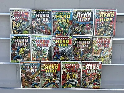 Buy Luke Cage: Hero For Hire #2-8, 10-16 (X14) LOT (Power Man) Marvel 1972 • 193.02£
