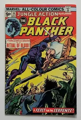 Buy Jungle Action #16 Black Panther (Marvel 1975) FN/VF Condition Bronze Age Issue • 18.38£