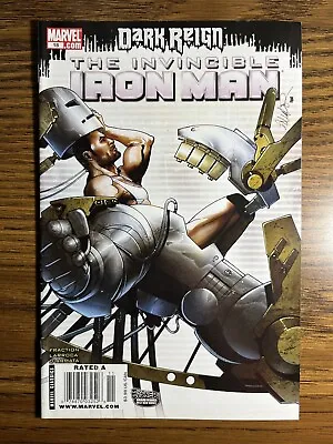 Buy Invincible Iron Man 18 Extremely Rare Newsstand Variant Marvel Comics 2009 • 10.79£
