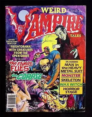 Buy WEIRD VAMPIRE TALES #3 Vol 4 Dracula Monster Corpse Horror Comic Eerie July 1980 • 31.62£