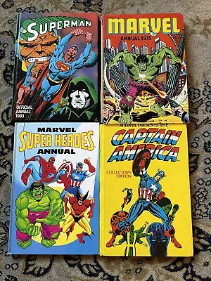 Buy Marvel & DC Superhero Annual 4 Book Bundle!!! • 12.99£
