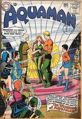 Buy Aquaman #18 December 1964 Wedding Of Mera Justice League Cameo Appearances 🔥🔥 • 69.99£