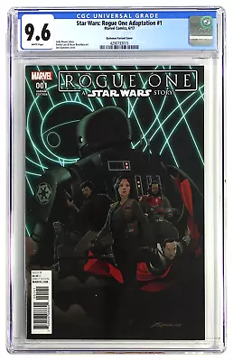 Buy Star Wars: Rogue One Adaptation #1 Quinones Cover CGC NM+ 9.6 Wht Pg 4290733015 • 47.42£