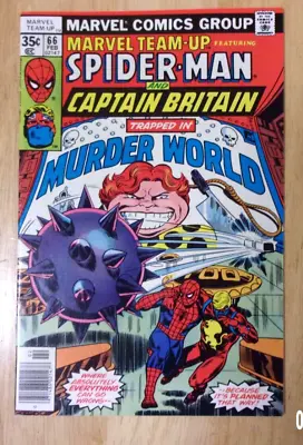Buy Marvel Team-up #66 Gorgeous Vf/nm 1978 2nd Capt. Britain Full Arcade J Byrne • 31.66£