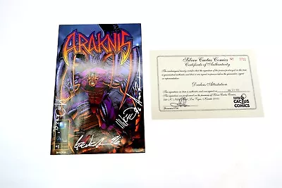Buy ARAKNIS Mystic Comics Comic Book 1 From 1996 ~ SIGNED WITH 4 AUTOGRAPHS W/ COA • 20.10£