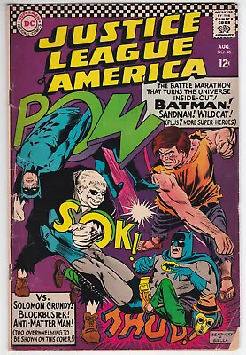 Buy Justice League Of America #46 Good-Very Good 3.0 First Appearance SA Sandman • 15.80£