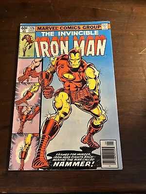 Buy Invincible Iron Man 126 1979 Newsstand Bronze Age Cover • 15.81£