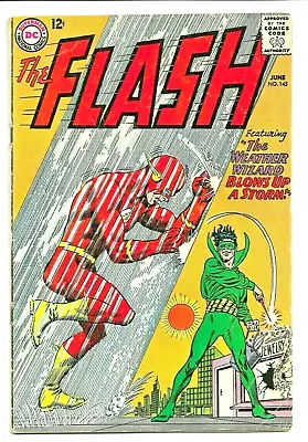 Buy The Flash 145, DC 1964, Weather Wizard Appearance, Barry Allen 5.5 FN- • 32.12£