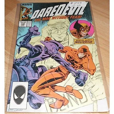 Buy Daredevil (1964 1st Series) #248...Published November 1987 By Marvel. • 11.95£